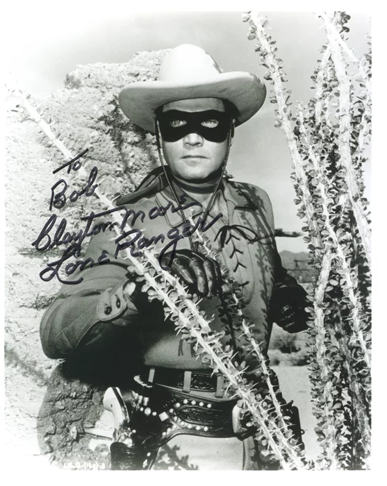Clayton Moore autograph