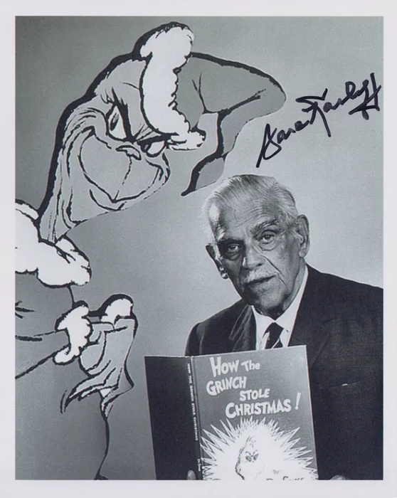 Sara Karloff autograph