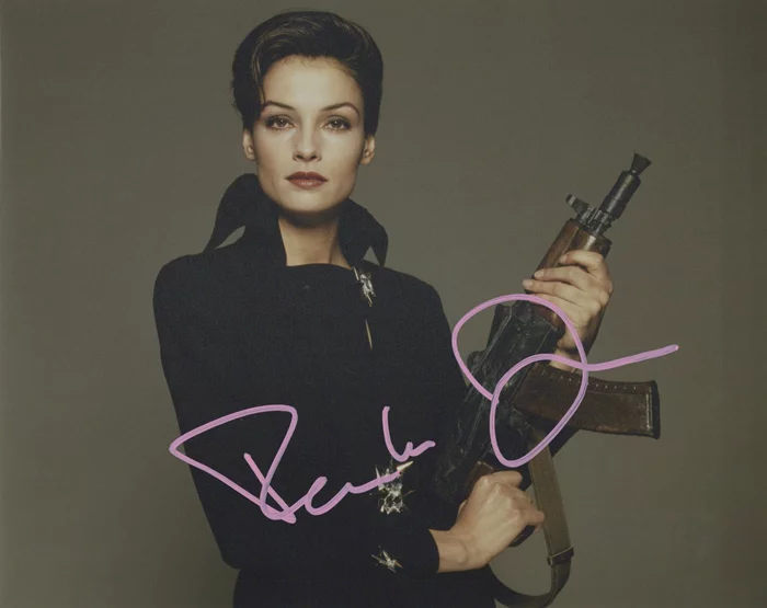 Famke Janssen autograph