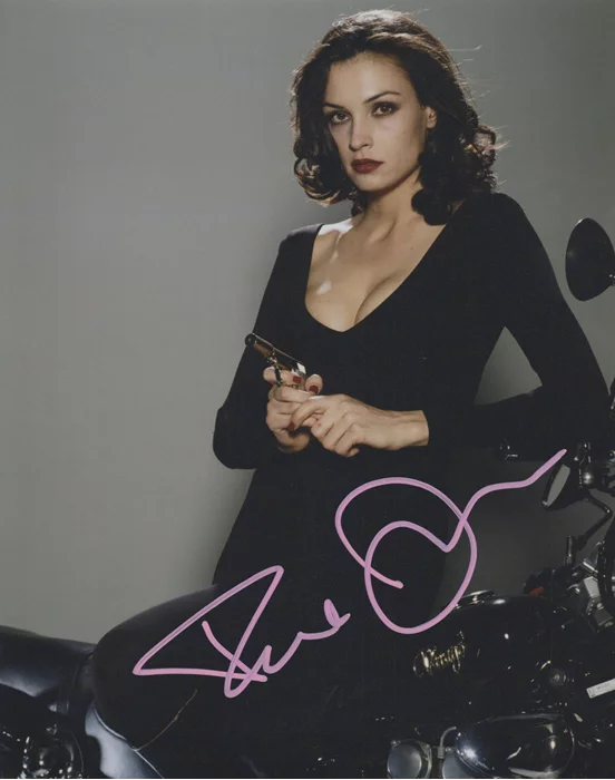 Famke Janssen autograph