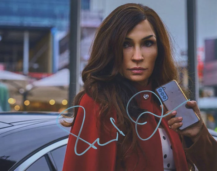 Famke Janssen autograph