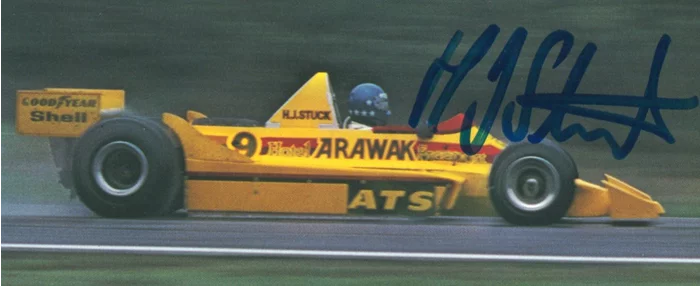 H.J. Stuck autograph