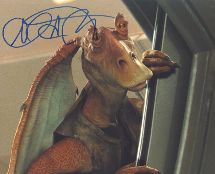 Ahmed Best autograph