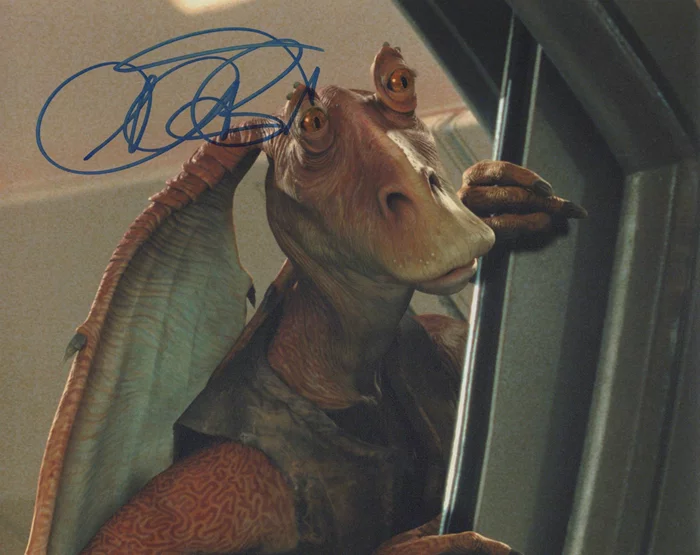 Ahmed Best autograph