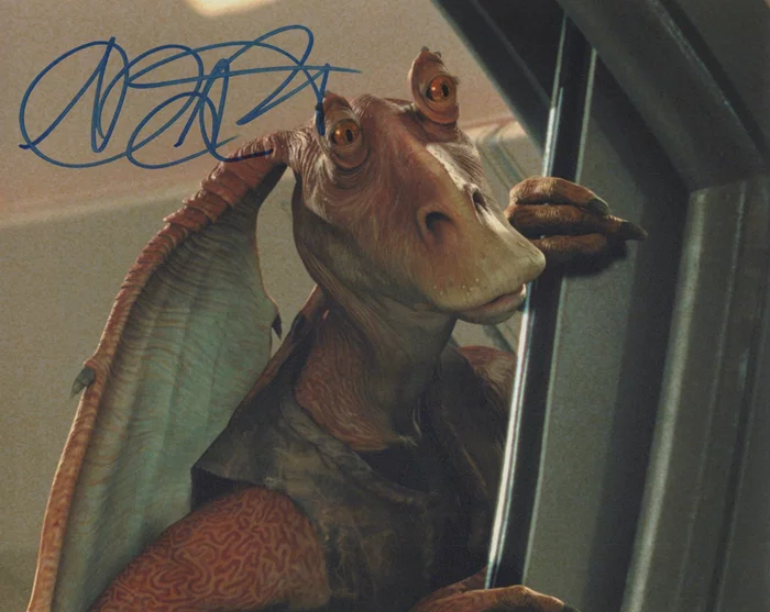 Ahmed Best autograph