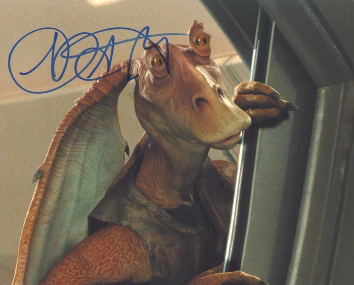 Ahmed Best autograph