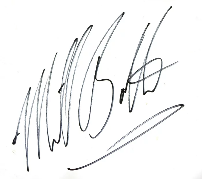 Michael Bolton autograph