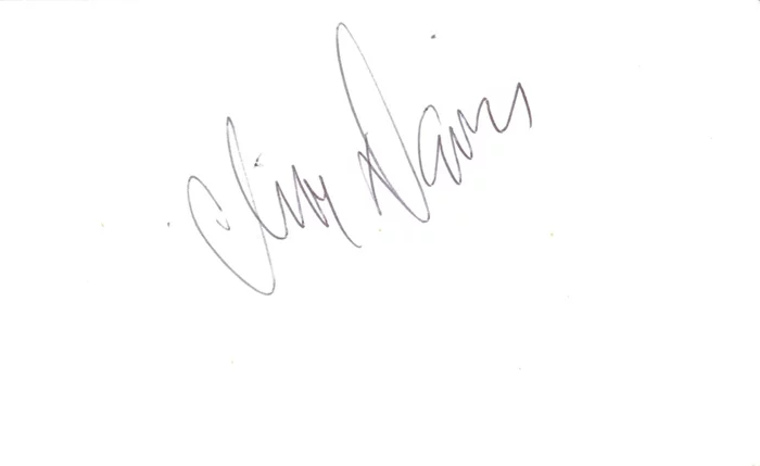Clive Davis autograph