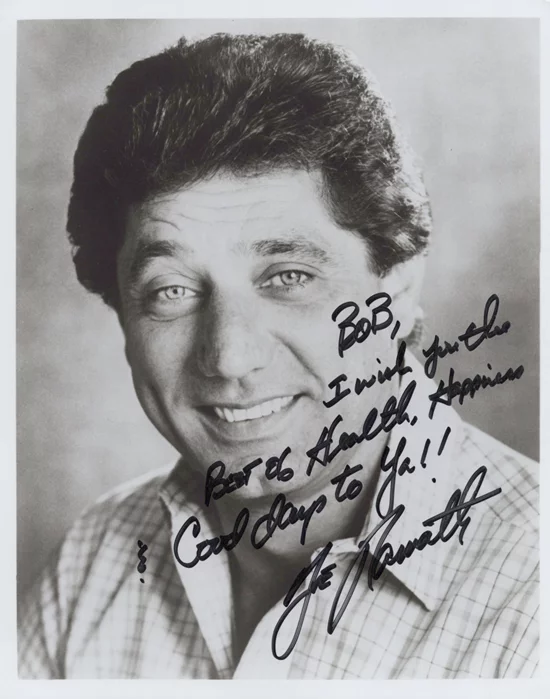 Joe Namath autograph