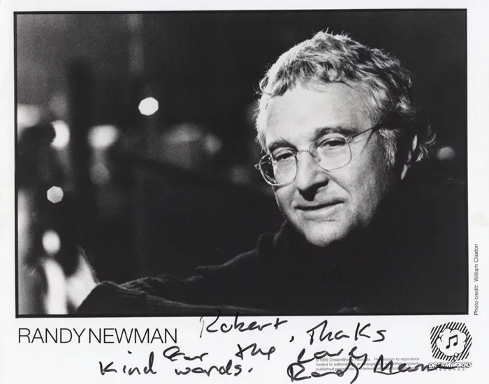 Randy Newman autograph