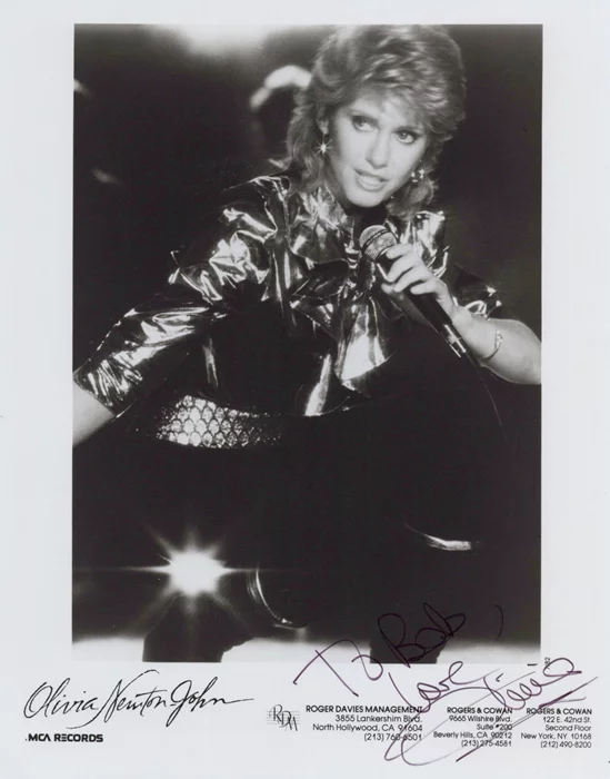 Olivia Newton-John autograph