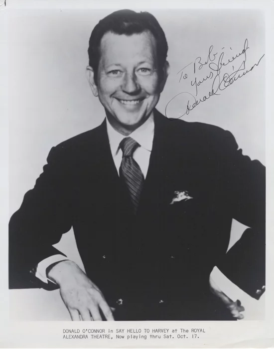 Donald O'Connor autograph