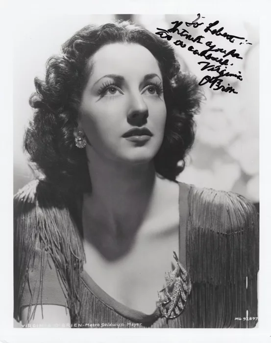 Virginia O'Brien autograph