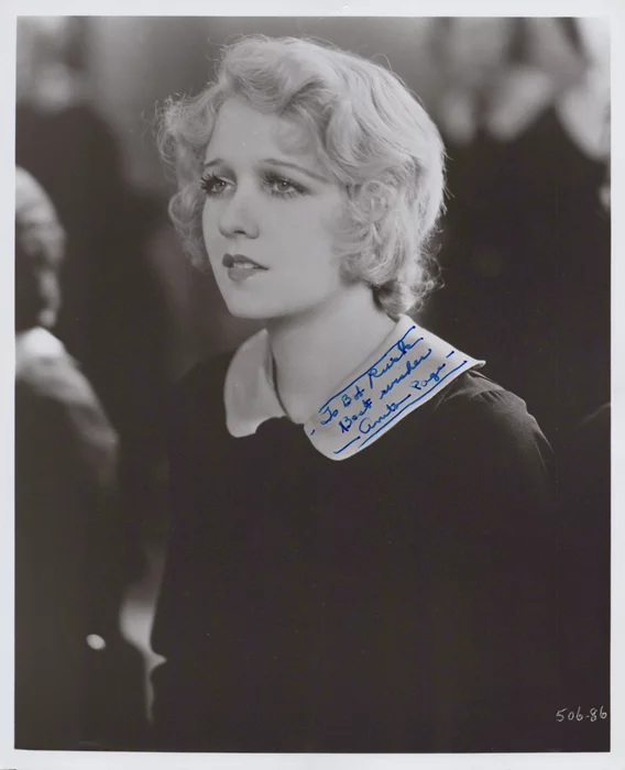 Anita Page autograph