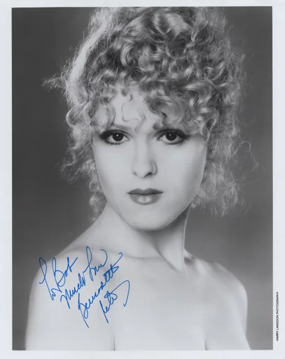 Bernadette Peters autograph