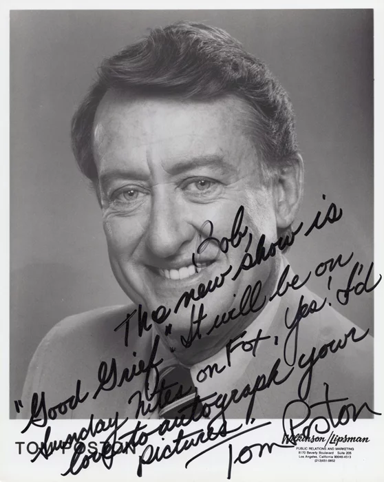 Tom Poston autograph