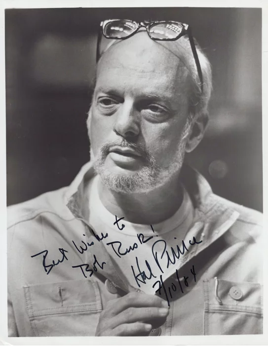 Hal Prince autograph