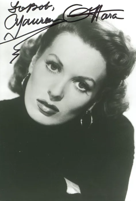 Maureen O'Hara autograph