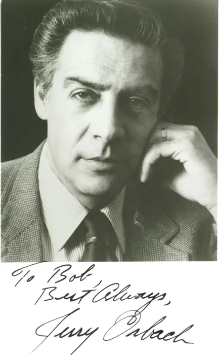 Jerry Orbach autograph