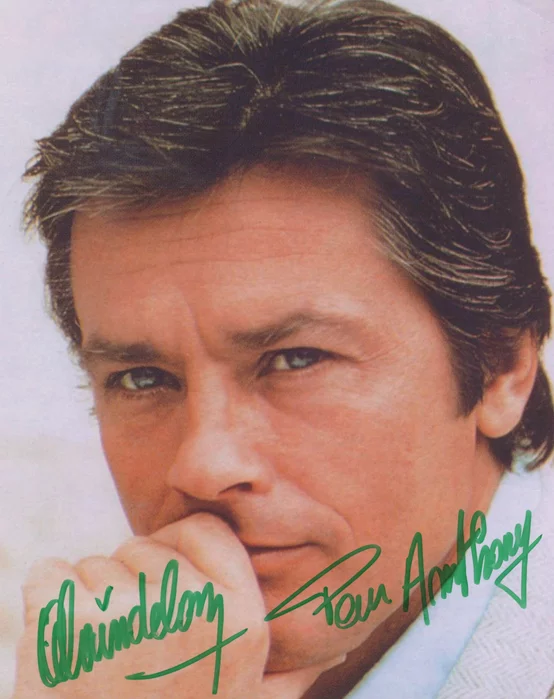 Alain DeLon autograph