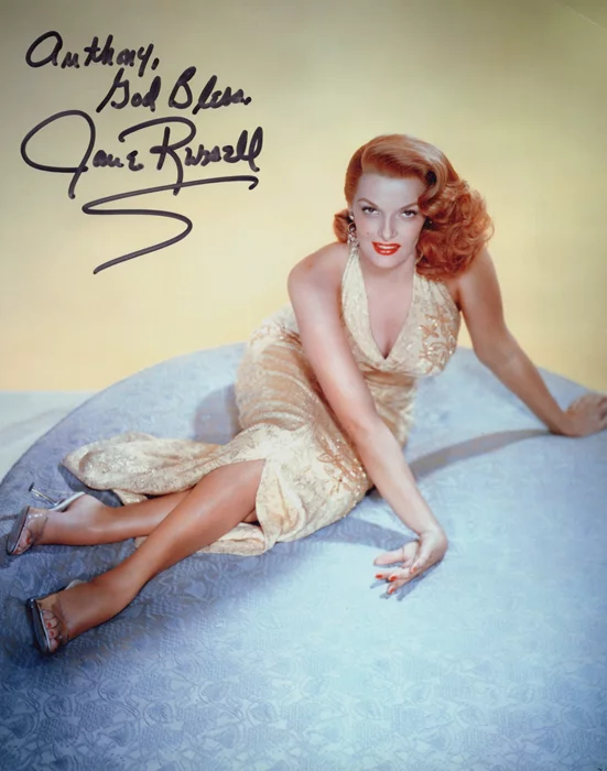 Jane Russell autograph
