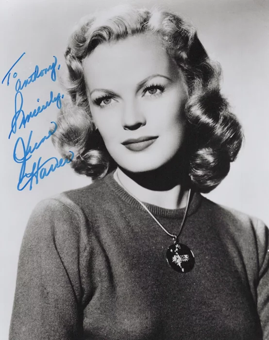 June Haver autograph