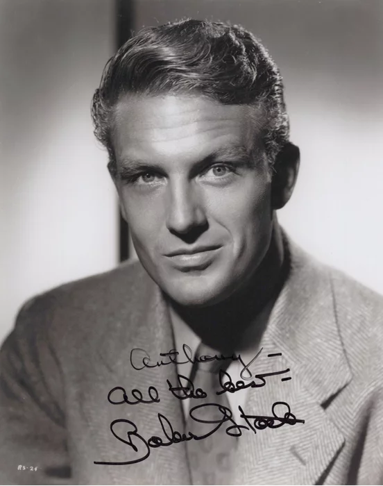 Robert Stack autograph