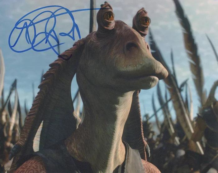 Ahmed Best autograph