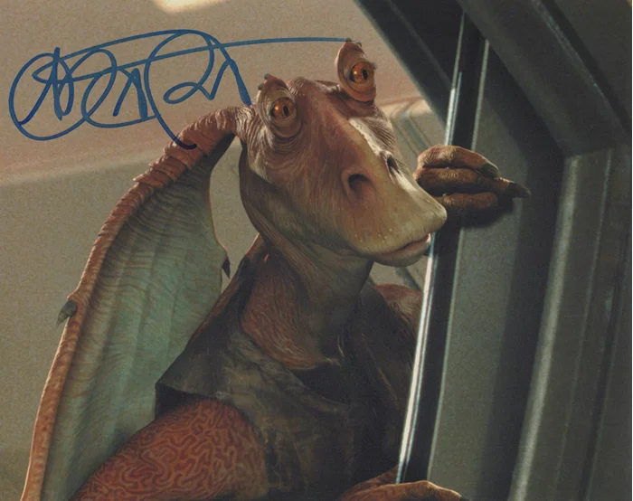 Ahmed Best autograph