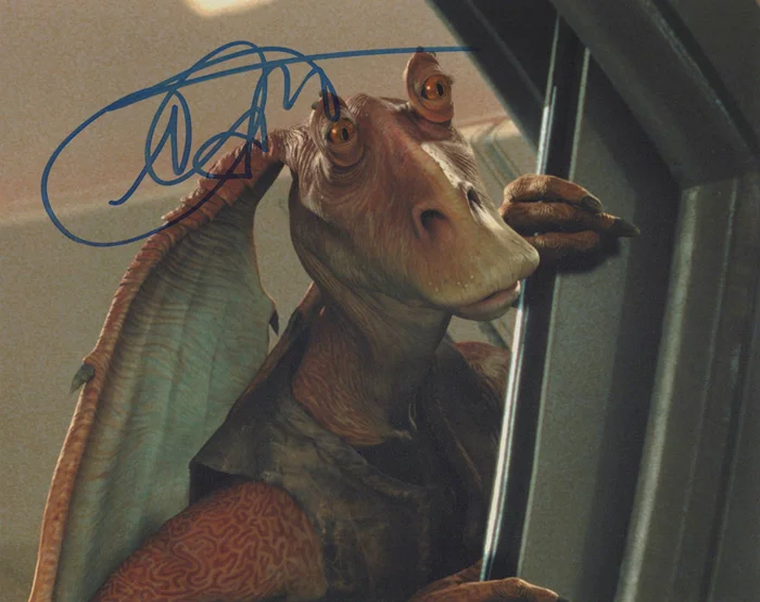 Ahmed Best autograph