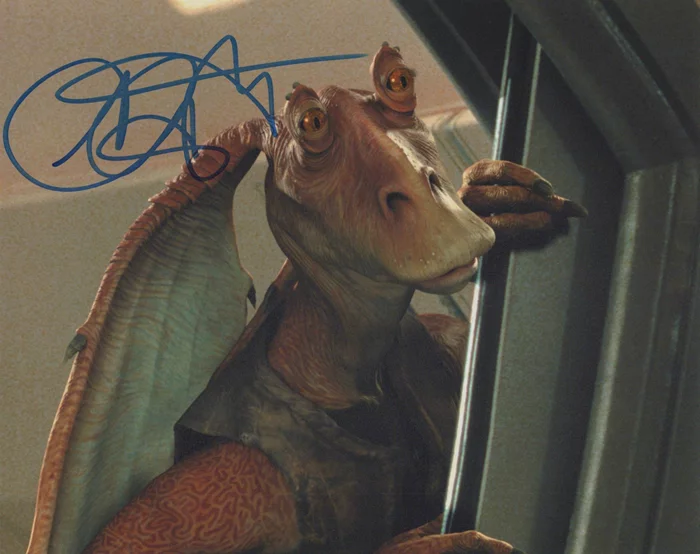 Ahmed Best autograph