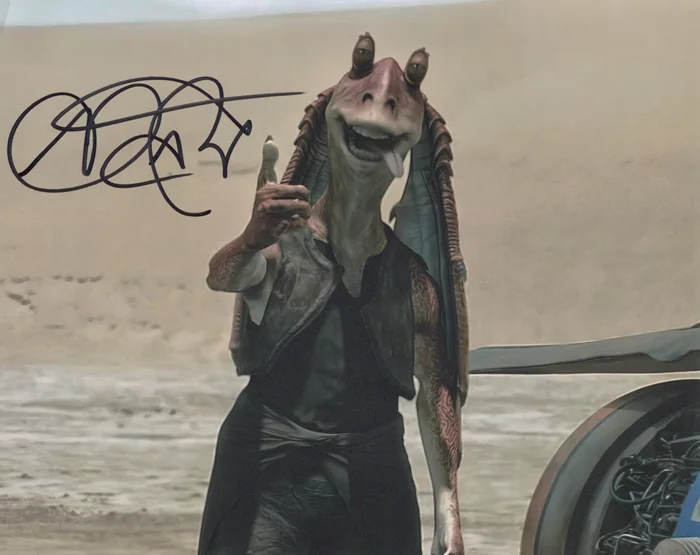 Ahmed Best autograph