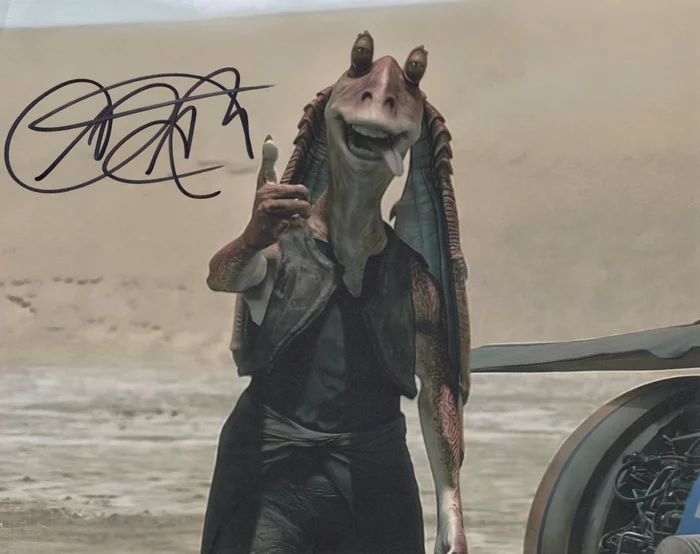 Ahmed Best autograph