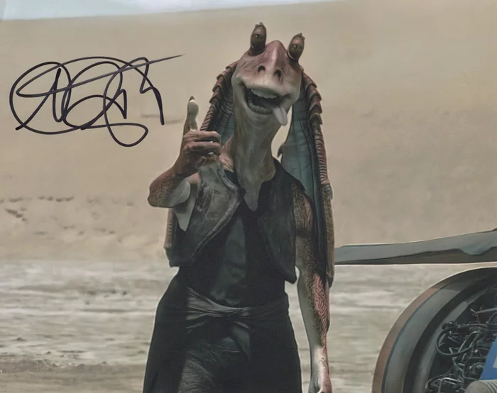 Ahmed Best autograph