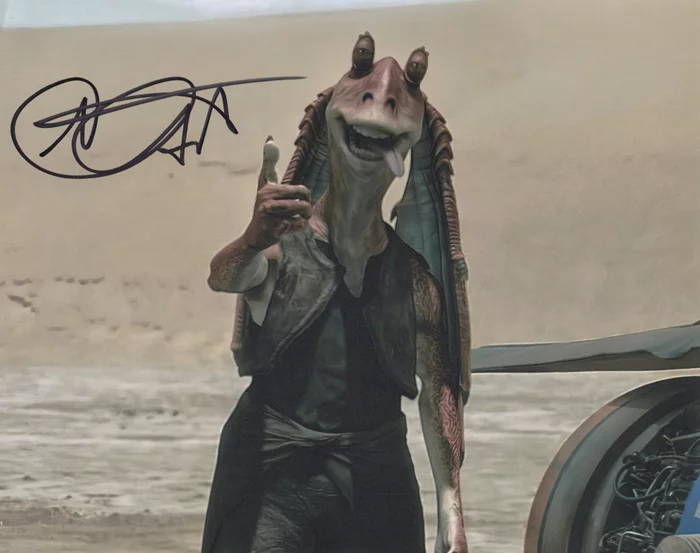 Ahmed Best autograph