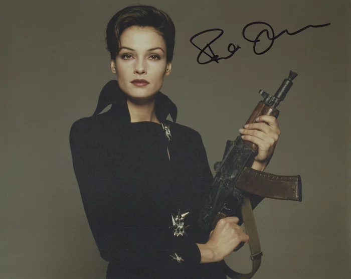 Famke Janssen autograph
