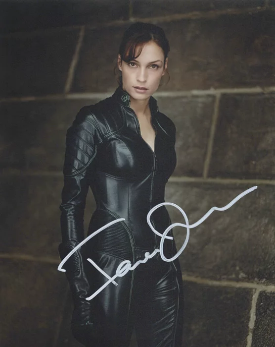 Famke Janssen autograph