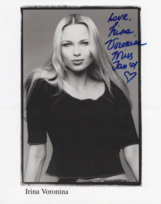 Irina Voronina autograph