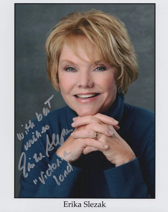 Erika Slezak autograph