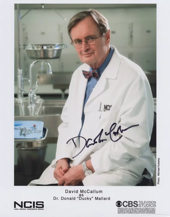 David McCallum autograph