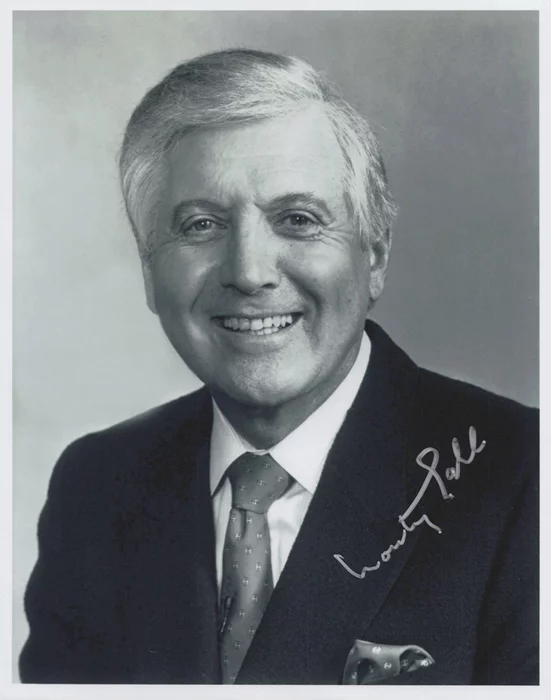 Monty Hall autograph
