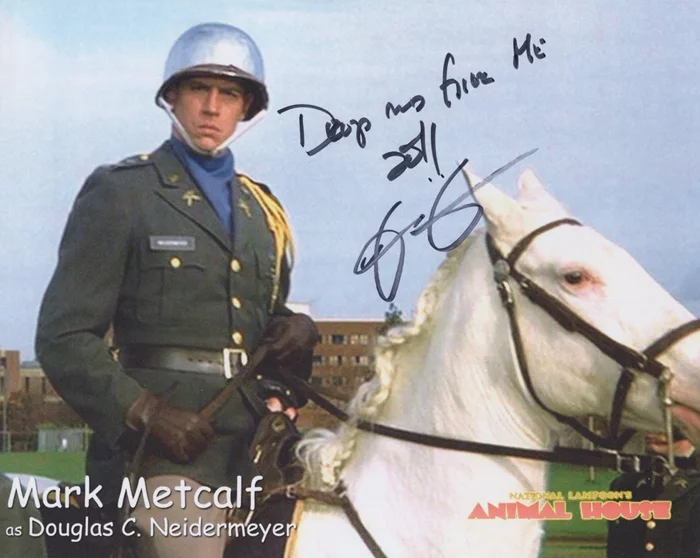 Mark Metcalf autograph
