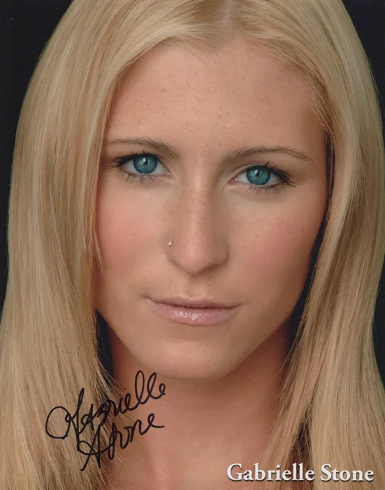 Gabrielle Stone autograph