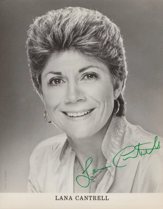 Lana Cantrell autograph
