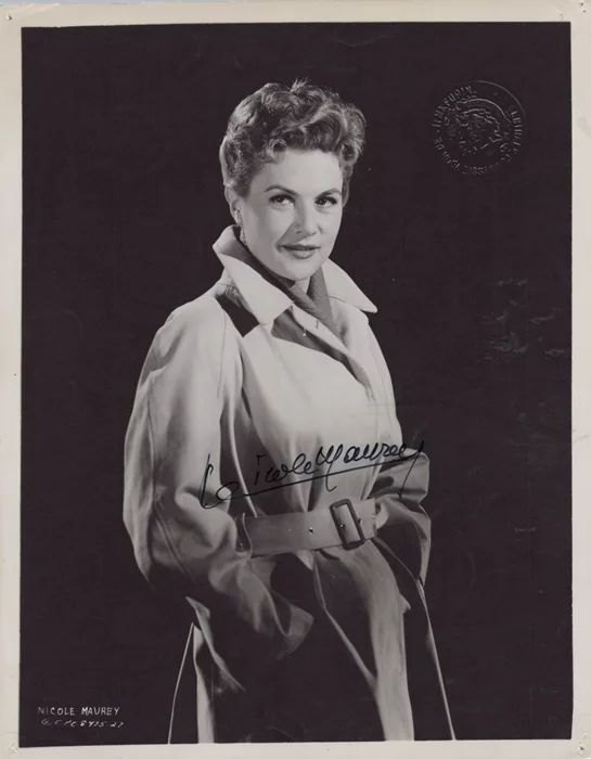 Nicole Maurey autograph