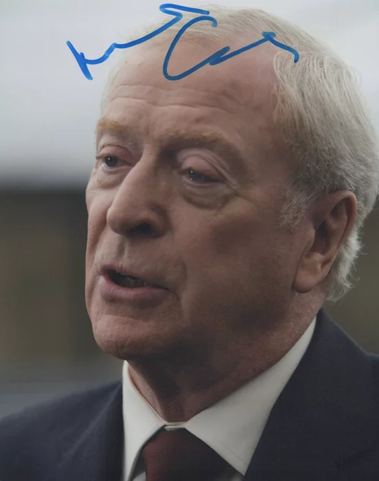 Michael Caine autograph