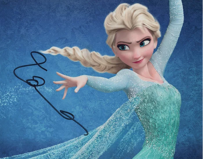 Idina Menzel autograph