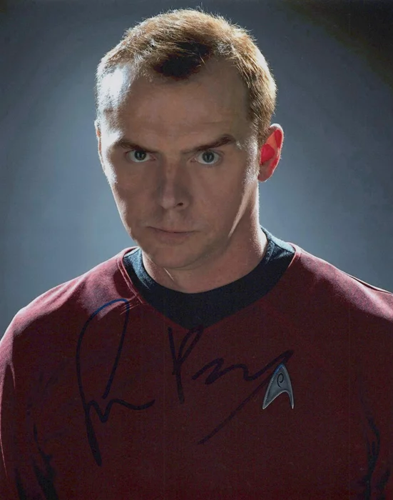 Simon Pegg autograph