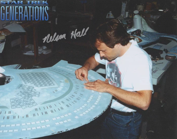 Nelson Hall autograph