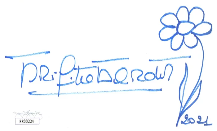 Brigitte Bardot autograph